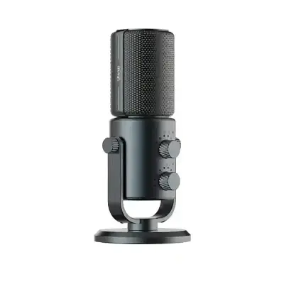 Ulanzi DCM-05 RGB Noise Cancelling Condenser Microphone with Cardioid Polar Pattern USB Type-C Interface for Gaming, Voice Recording, Podcasting, Conferencing, and Live Streaming